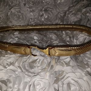 Ralph Lauren gold Leather belt